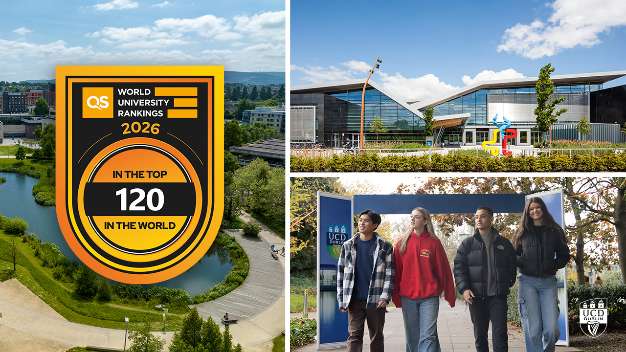 University College Dublin rises to 118 in latest QS World University Rankings